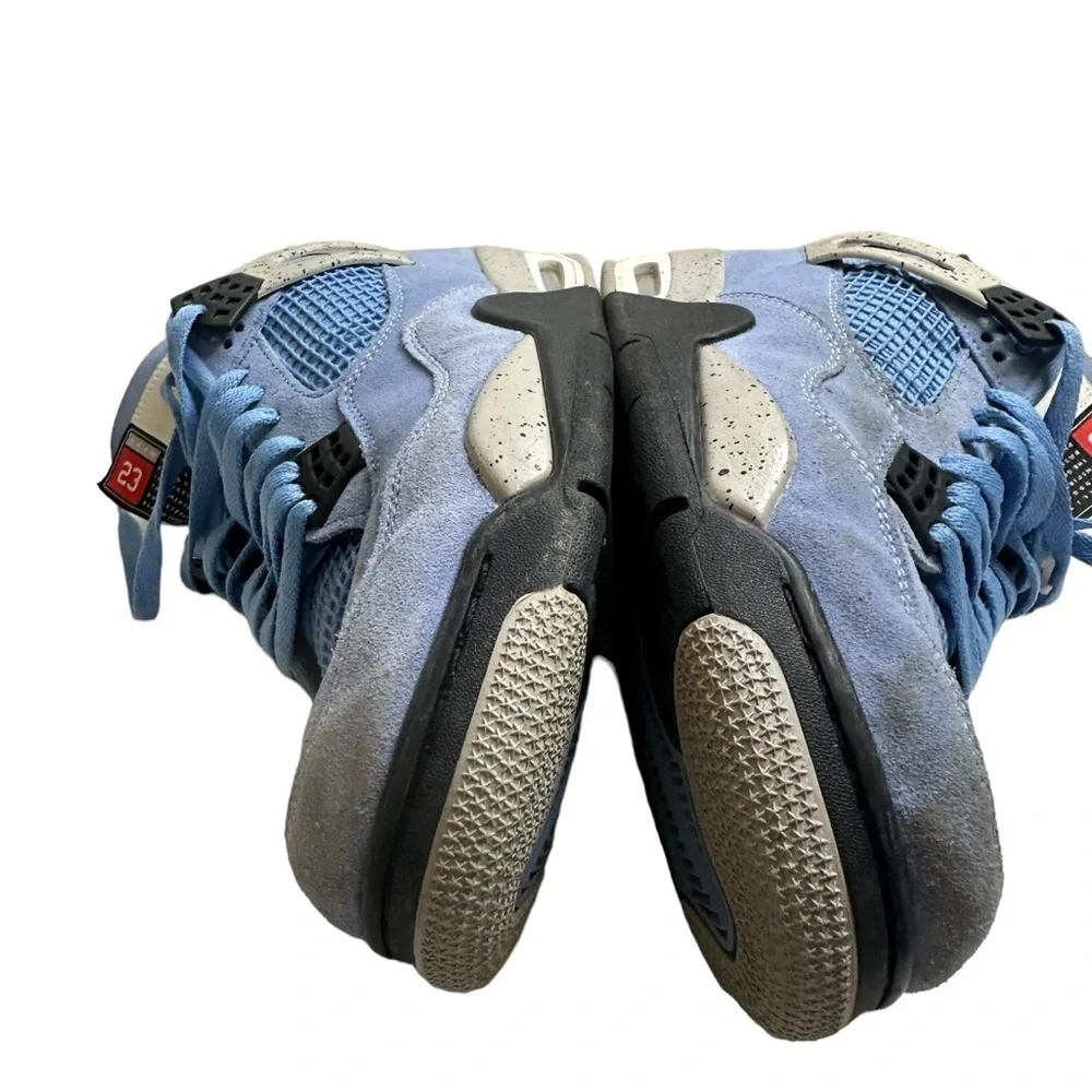 Air Jordan 4 Retro University Blue Nike Athletic Shoes 12 Mens